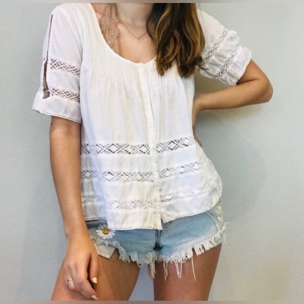 House of Harlow shabby chic blouse